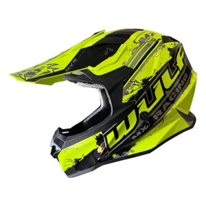 Čelada - floriscentno rumena Wulfsport